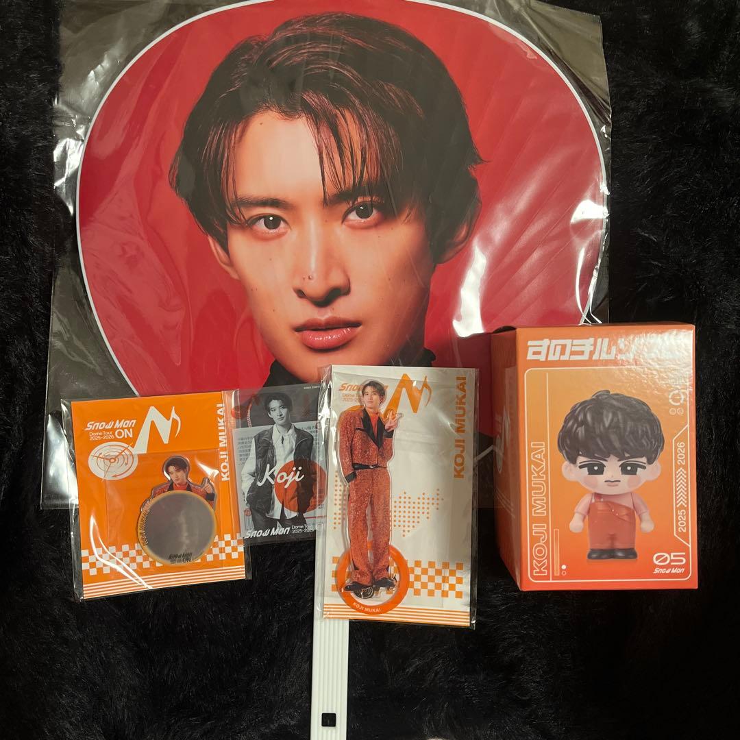 Man ONグッズ 向井康二　ソフビ　アクスタ　ステッカー