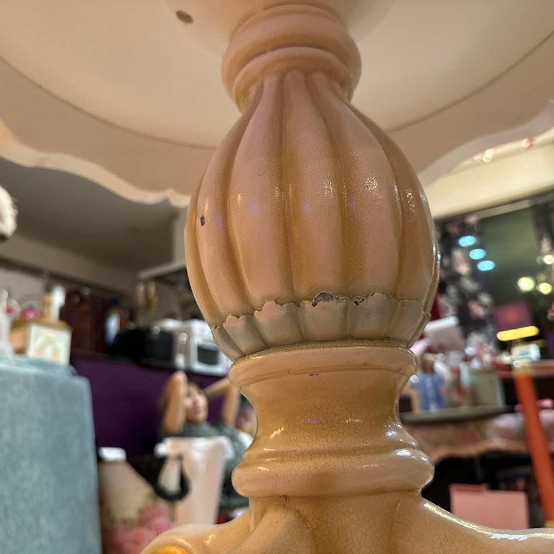 ロココ調 ラブテーブル白 ホワイト姫家具mayumiyamazaki777