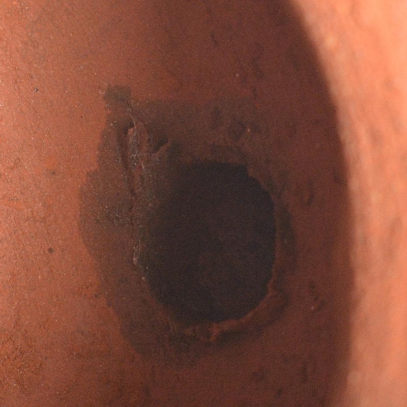 中国　 時大彬製　紫砂　朱泥　神獣持手　急須　茶壷　N　6696