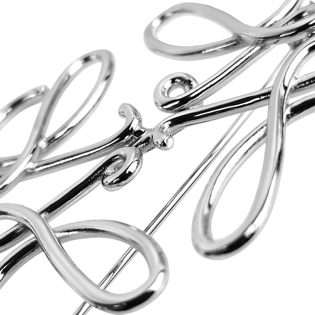 美品 ロエベ LOEWE Anagram Brooch アナグラム ブローチ