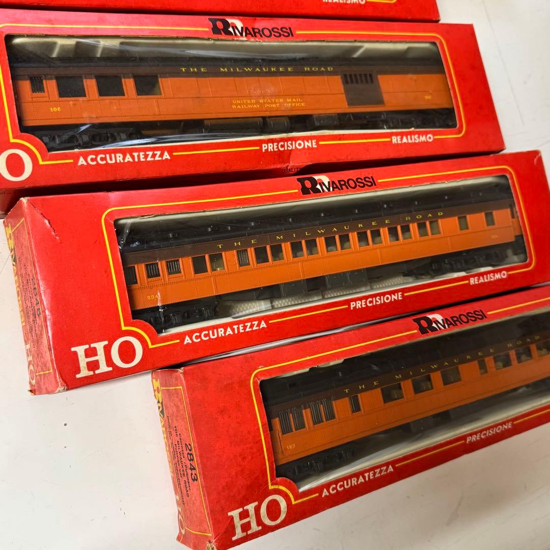 リバロッシ HOゲージ　ミルウォーキー鉄道 SL客車セット rivarossi