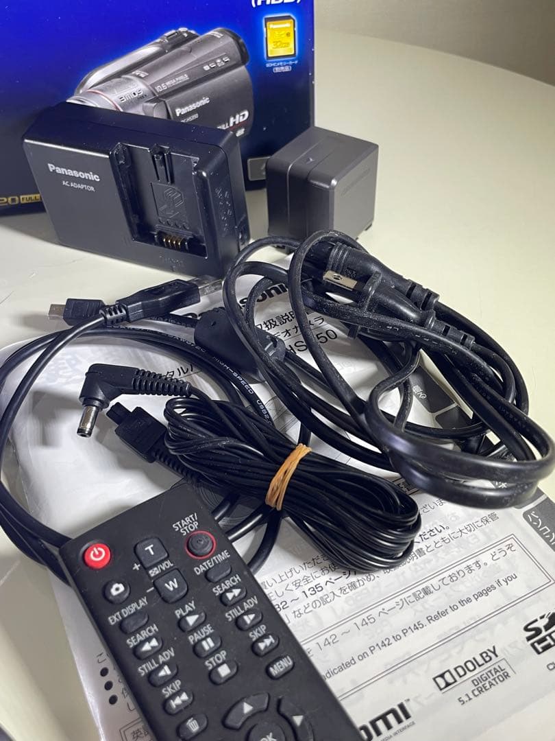 【値下げ】HDC-HS350 SD/HDD ワイコンレンズ&大容量バッテリー付き