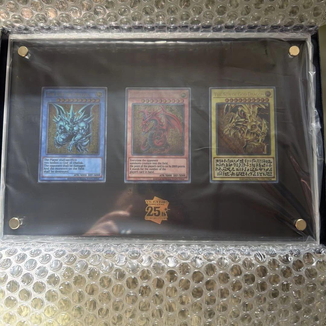 P*o様 遊戯王　25th 三幻神　ステンレスカード
