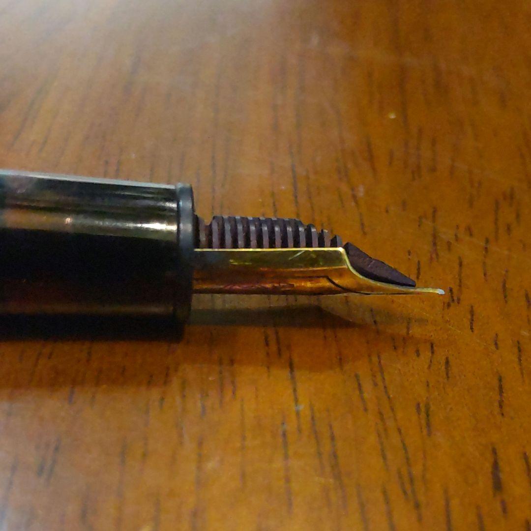 70年代 モンブラン MONTBLANC 万年筆 ボールペン 吸入式 18K 金