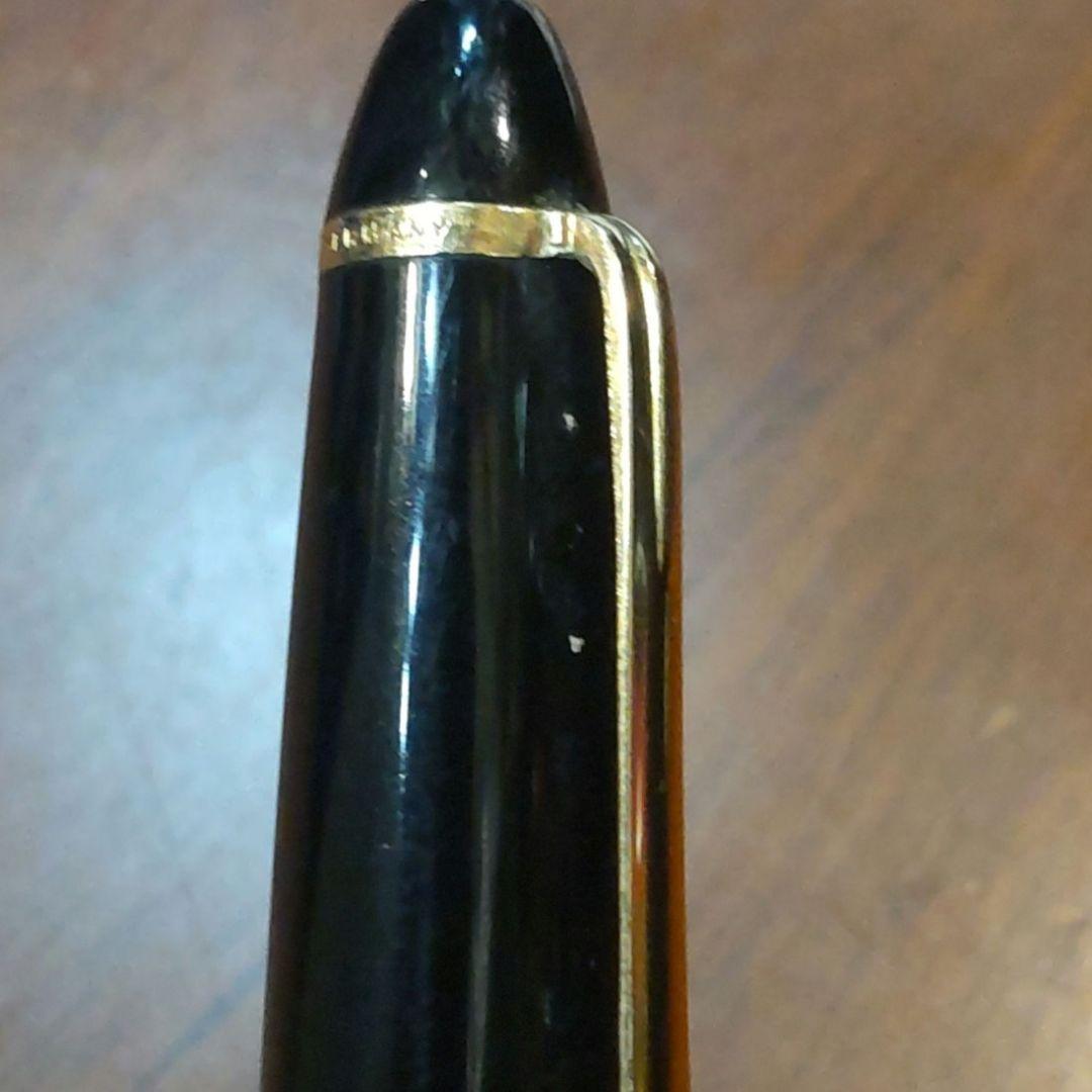 70年代 モンブラン MONTBLANC 万年筆 ボールペン 吸入式 18K 金