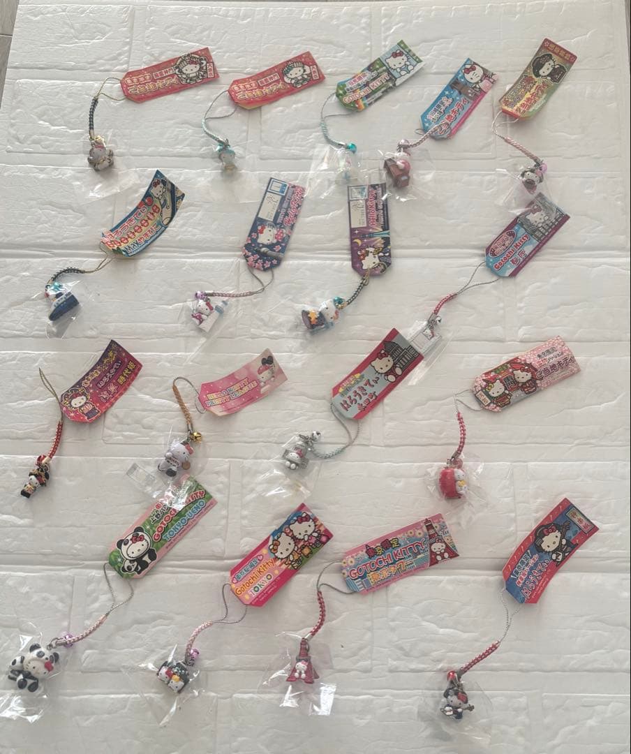 最終値下げハローキティご当地キティストラップ17個セットバラ売り不可東京限定