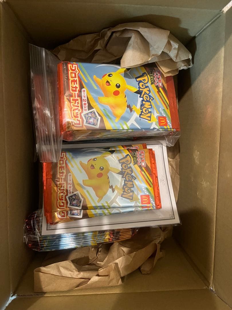 ポケモンカードゲーム マクドナルド ピカチュウ プロモ パック 10パック
