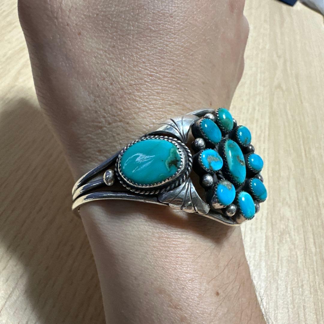 ターコイズシルバーバングル