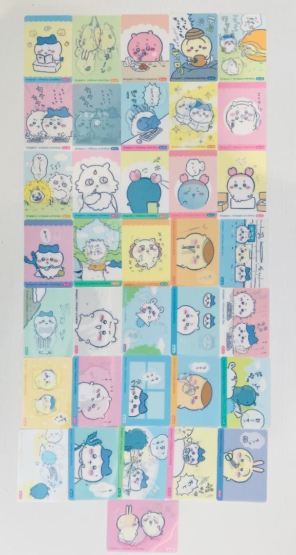 ちいかわ　今日の報酬袋　2022 2023　チェンジングカード　コンプリート