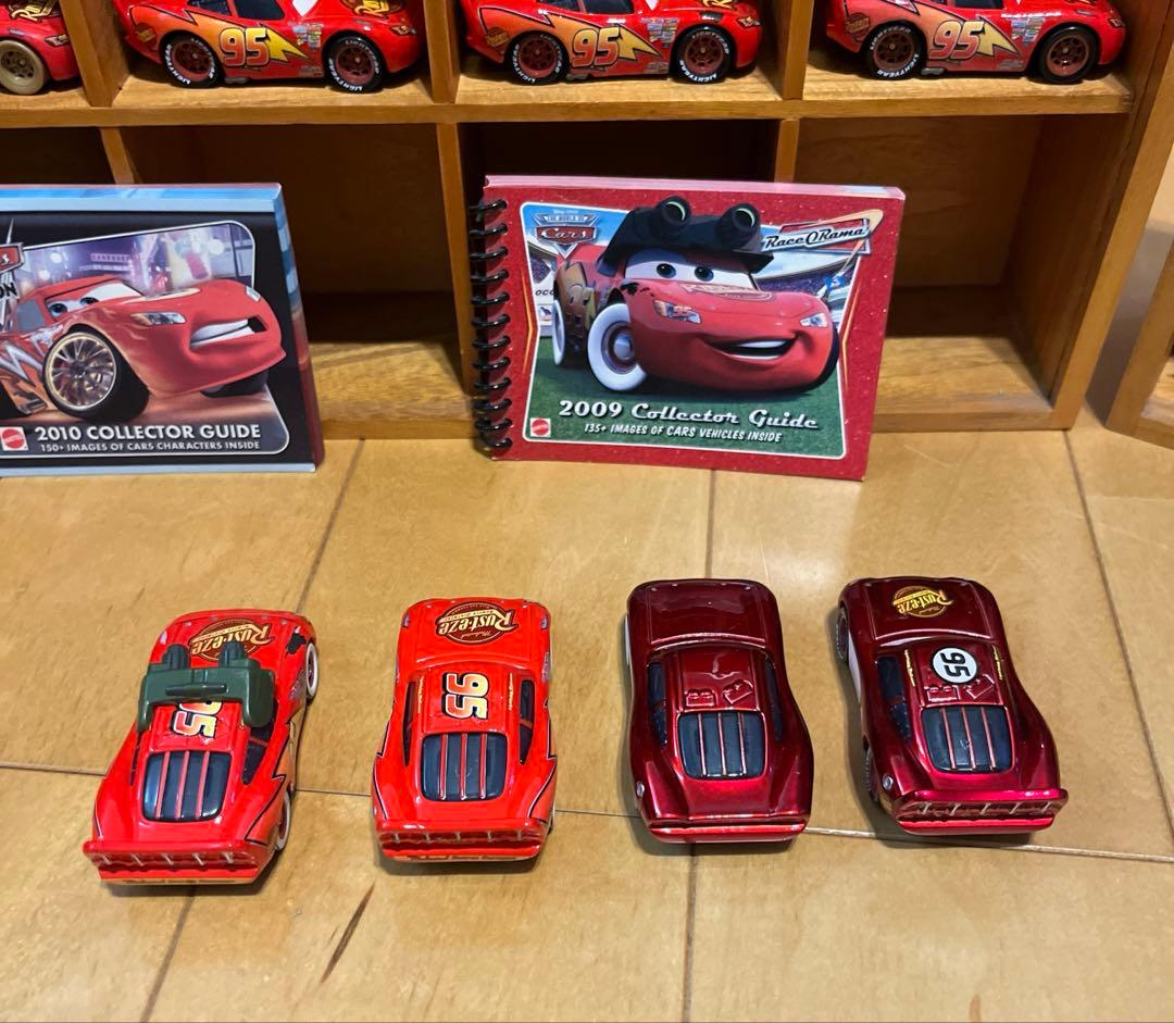 美品　マテルカーズ ライトニング・マックィーン 21台とガイドブック2冊セット