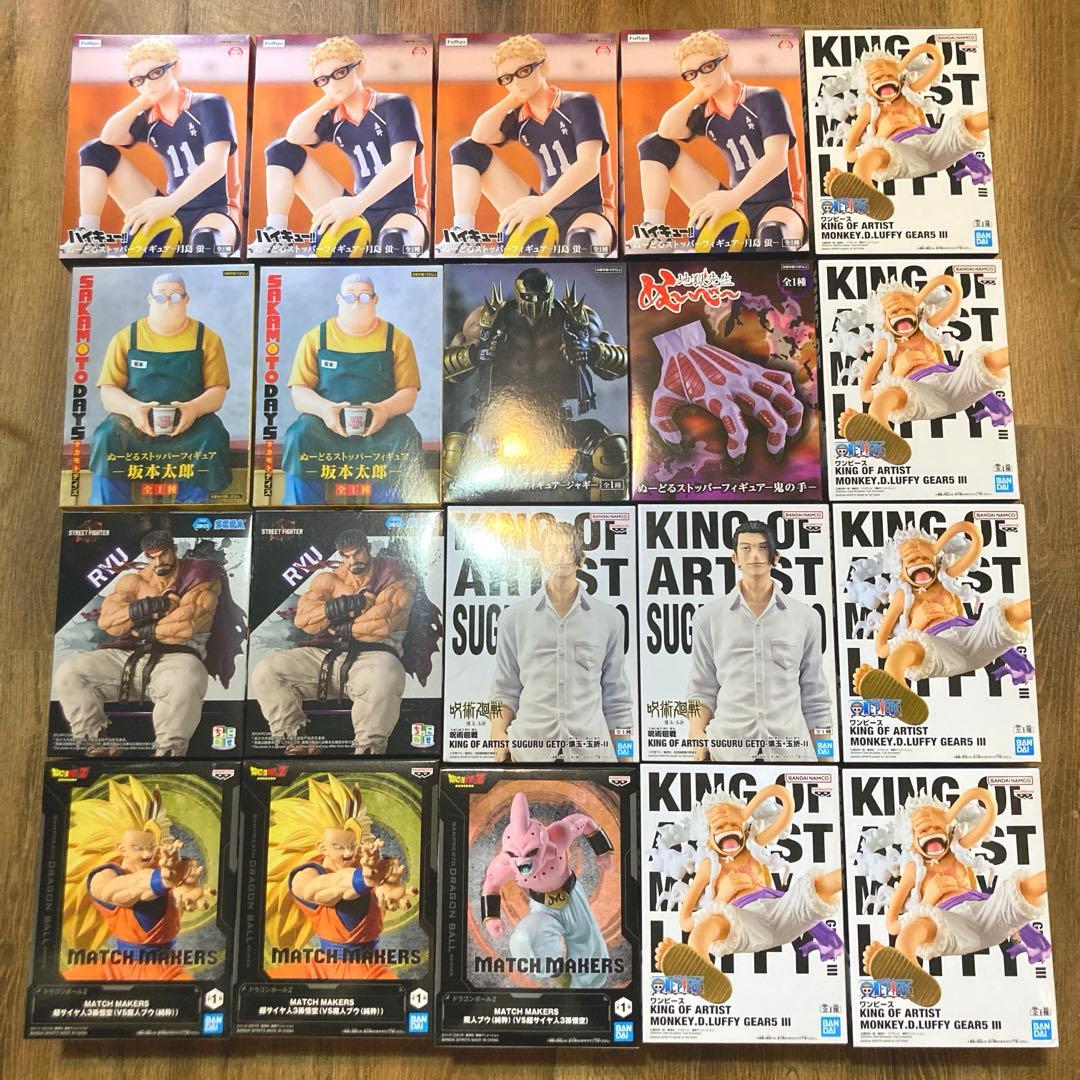 ONE PIECE 呪術廻戦　ドラゴンボール　ハイキュー　ぬーべー他　フィギュア
