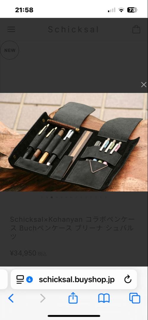 Schicksal×Kohanyan Buchペンケース ブリーナ シュバルツ