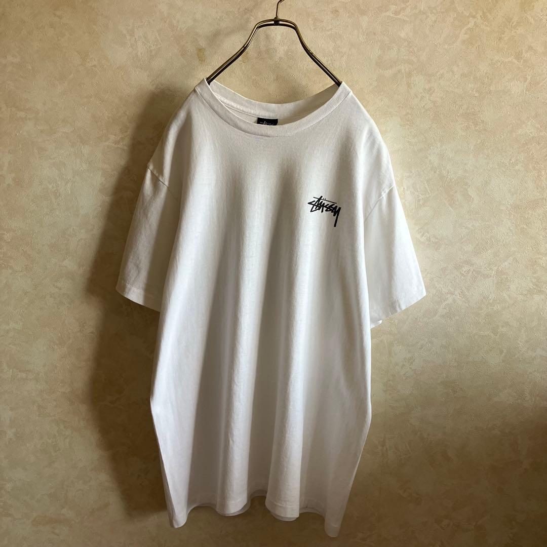 美品 90's USA製 オールドステューシー ヘラクレス 両面ロゴtシャツ