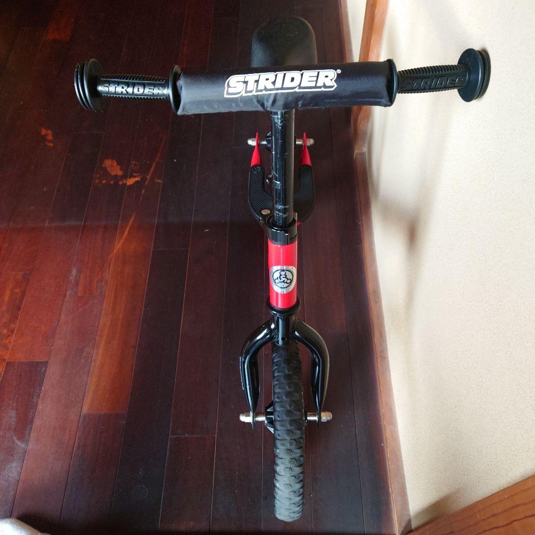 【美品、サビなし、キズ少ない】STRIDER バランスバイク 赤 12インチ