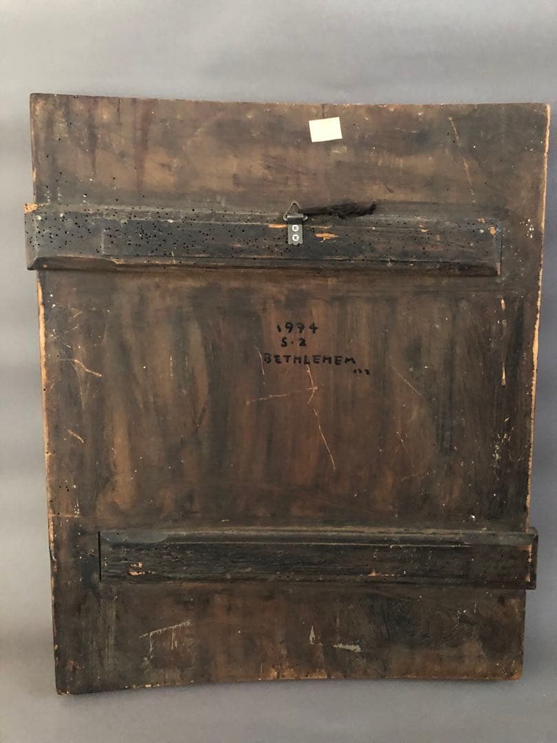 パレスチナ・ベツレヘムにて購入　アンティーク　イコン　キリスト教　宗教画