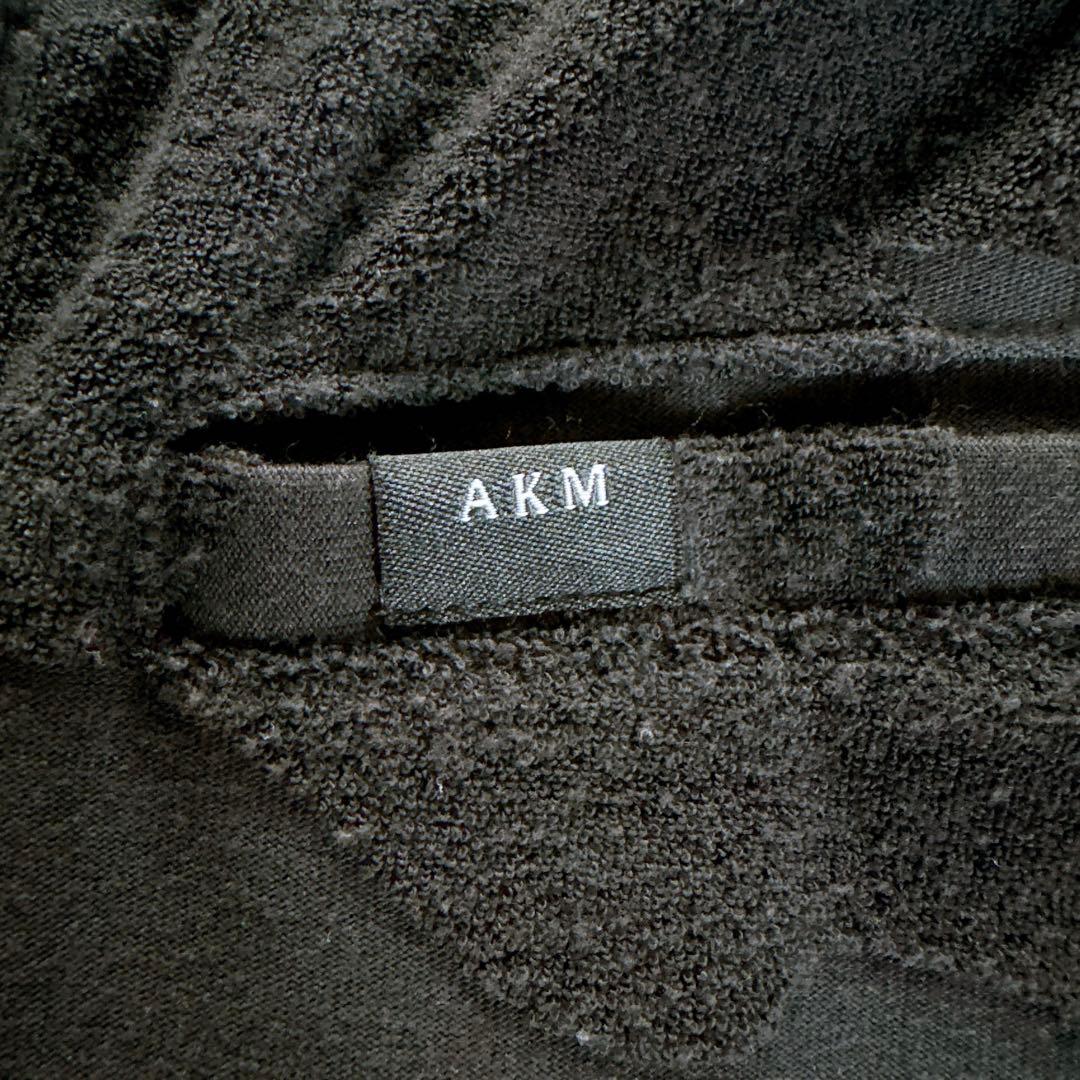 【AKM】セットアップ ジップパーカー パンツ XLサイズ ブラック カモフラ