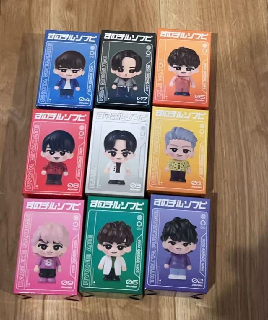 YUANTA:プロフ必読専用　Man　ソフビ　9人セット