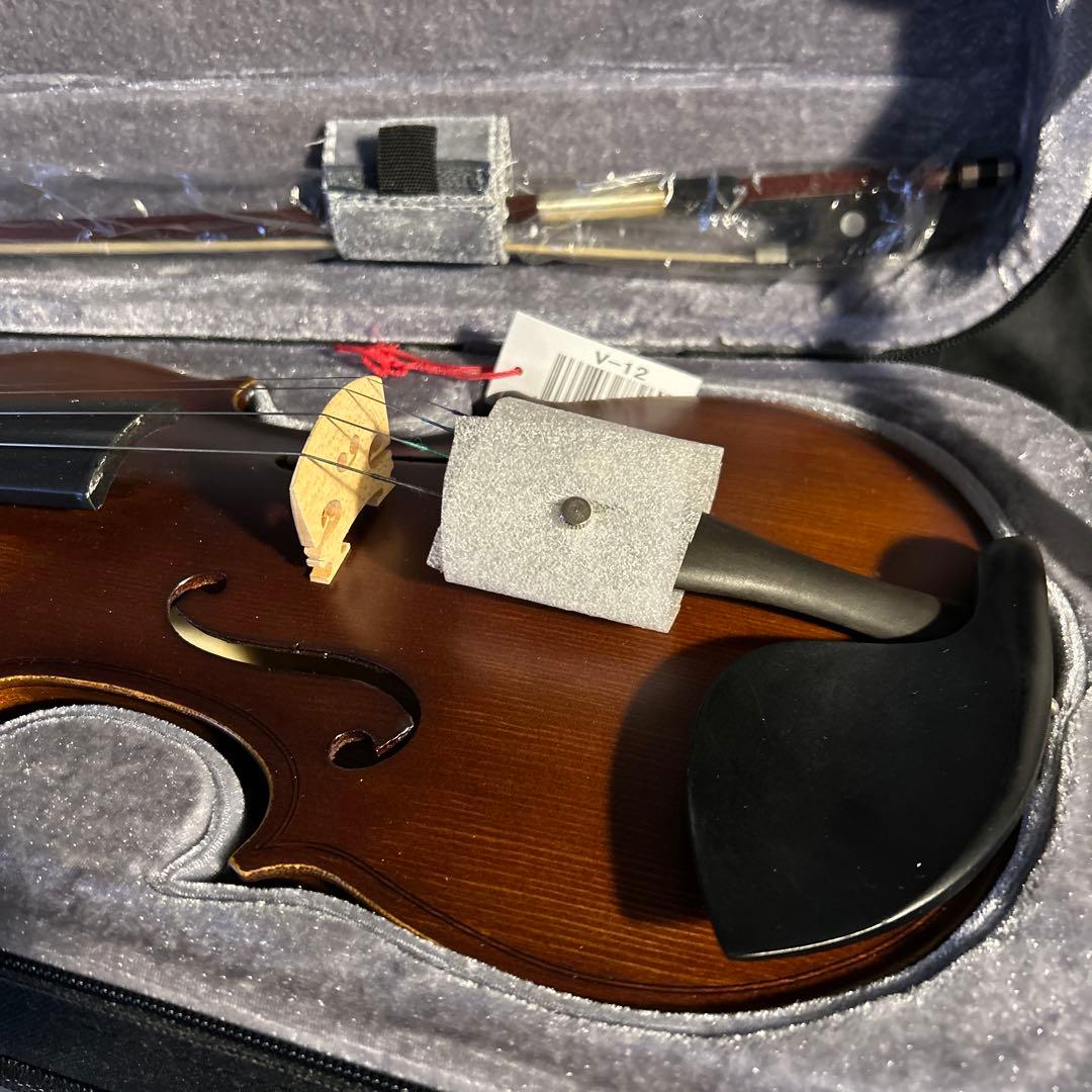 バイオリン　ハルシュスタット　セミハードケース付き。肩当て。