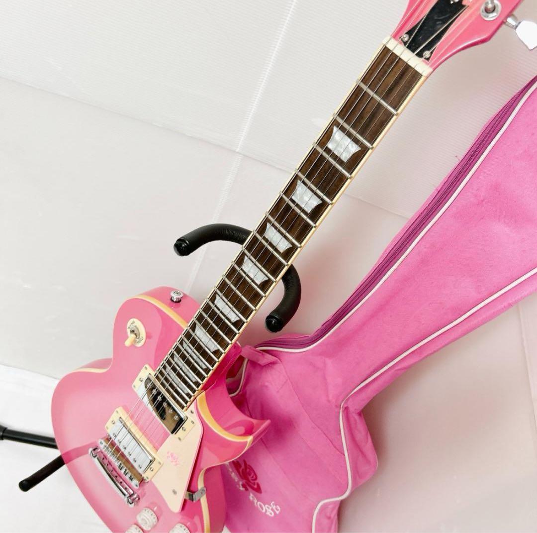美品 Gyspy Rose ジプシーローズ レスポール LesPaul ピンク