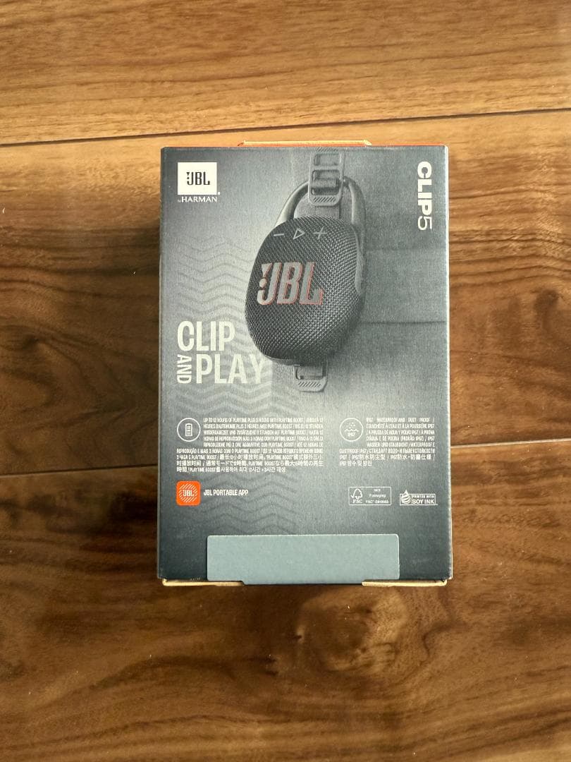 【新品、未使用】JBL公式で購入品　JBL CLIP5 ワイヤレススピーカー