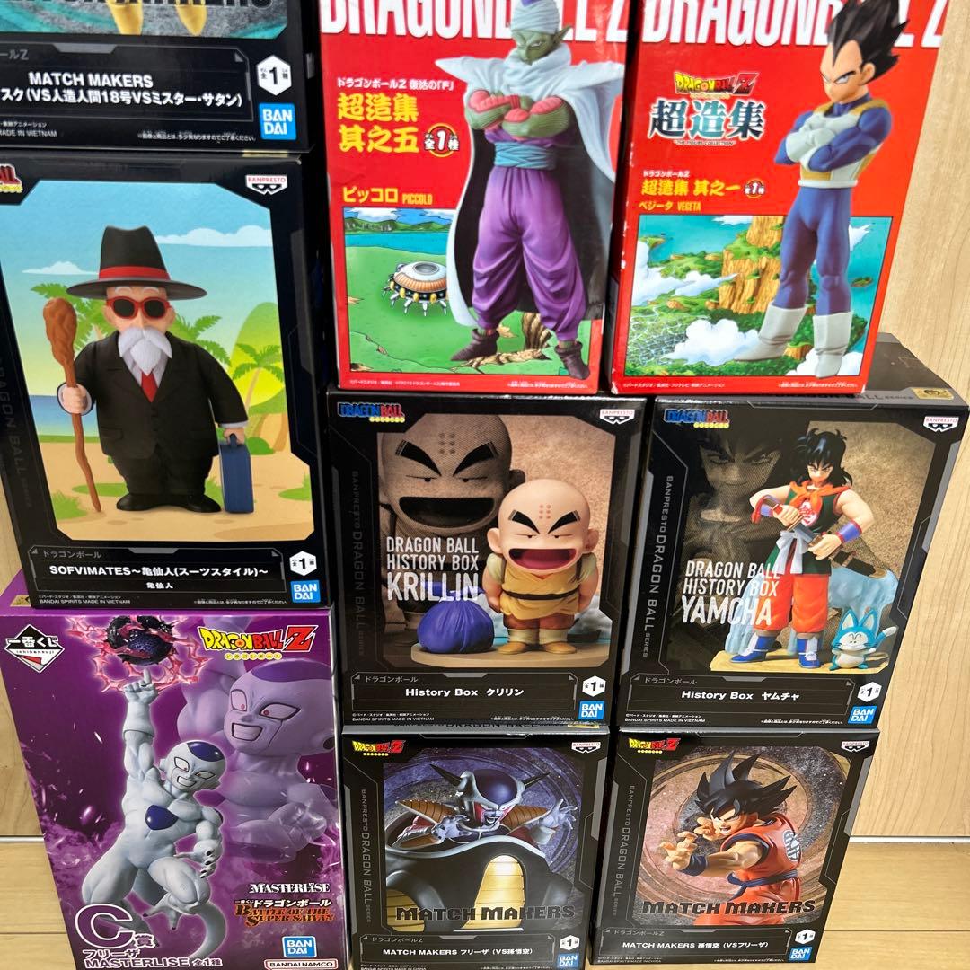 ドラゴンボールフィギュアセット 6種 希少 無印 ピッコロ ベジータ 孫悟空