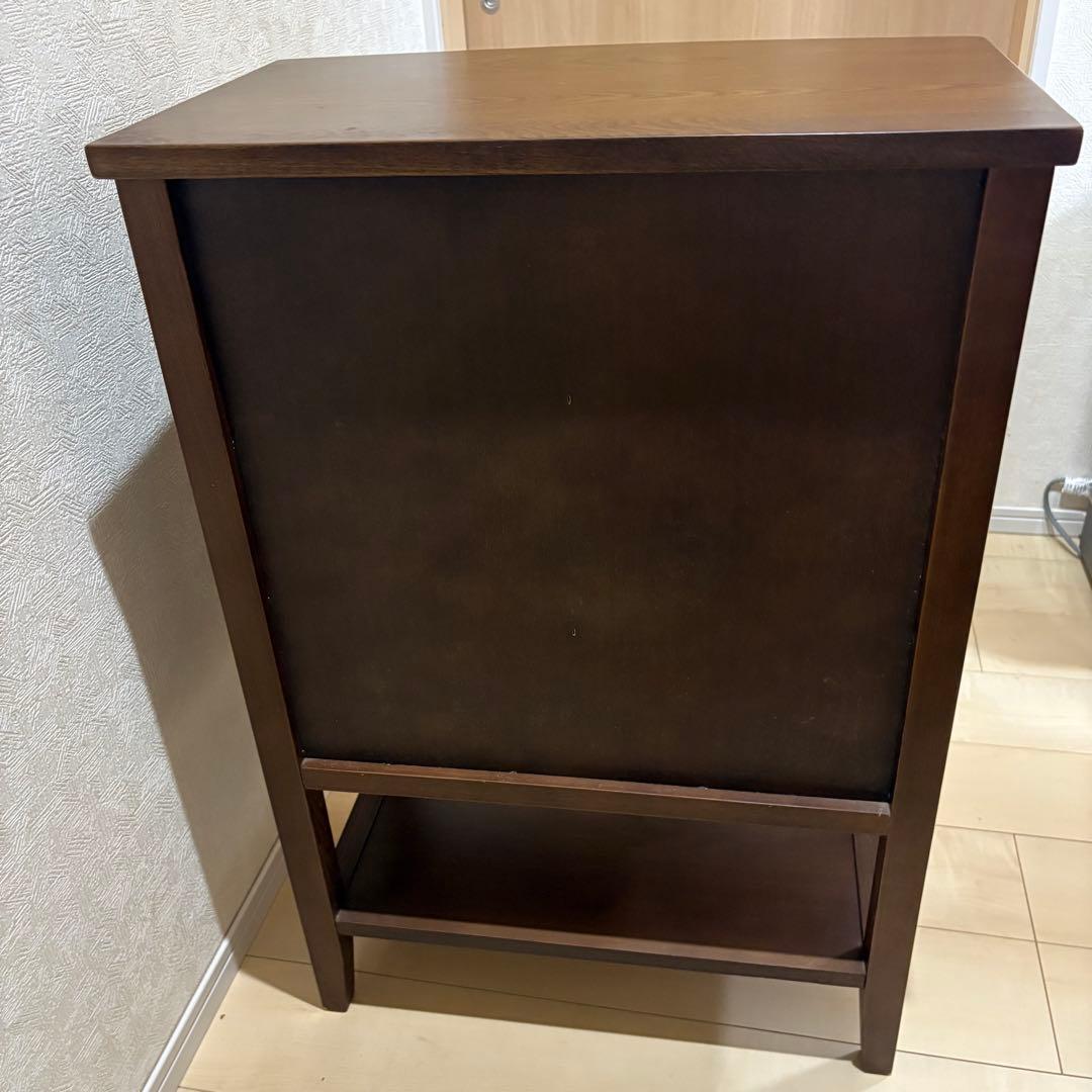 曙工芸 曙 キャビネット サイドボード 電話台　ステンドグラス　レトロ