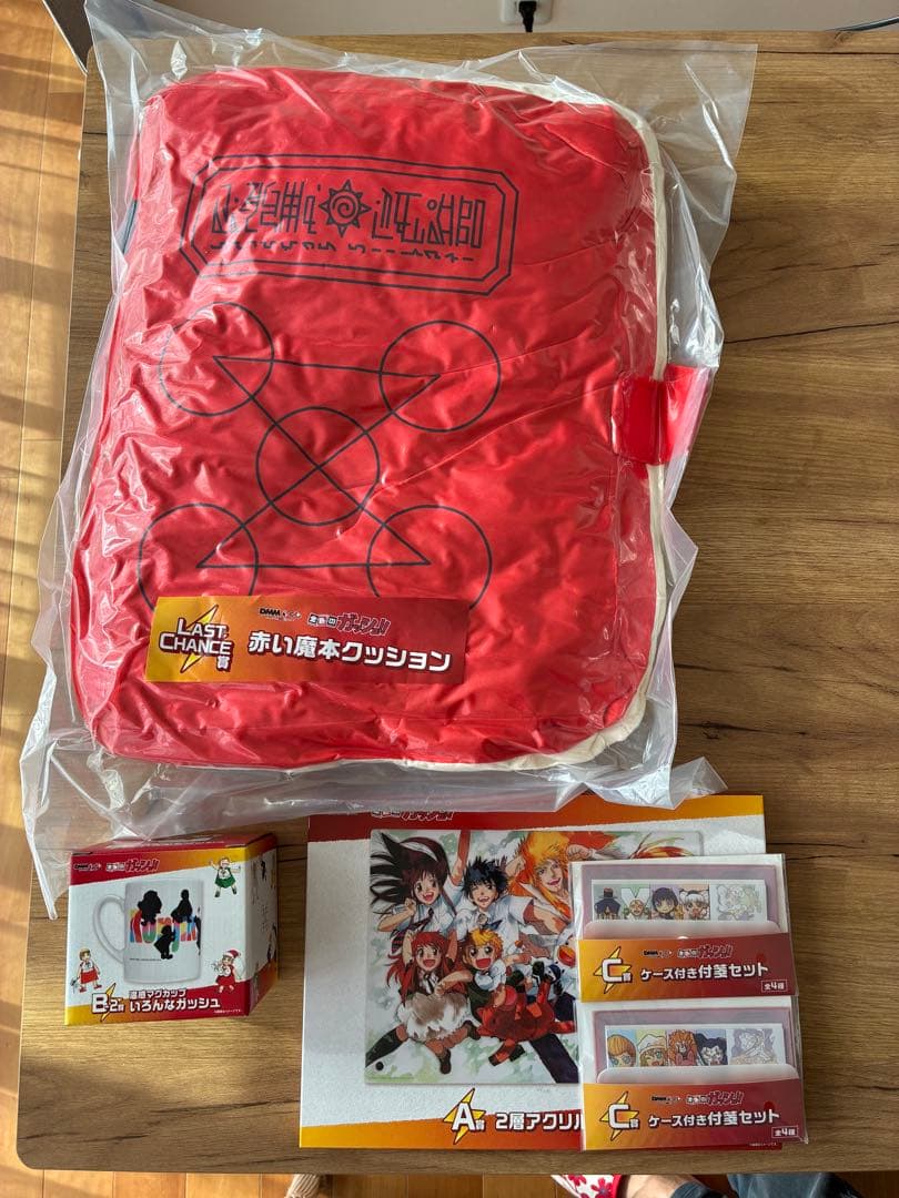 一番くじ　A賞　金色のガッシュベル　二層アクリルボード　ラストワン賞　赤い魔本