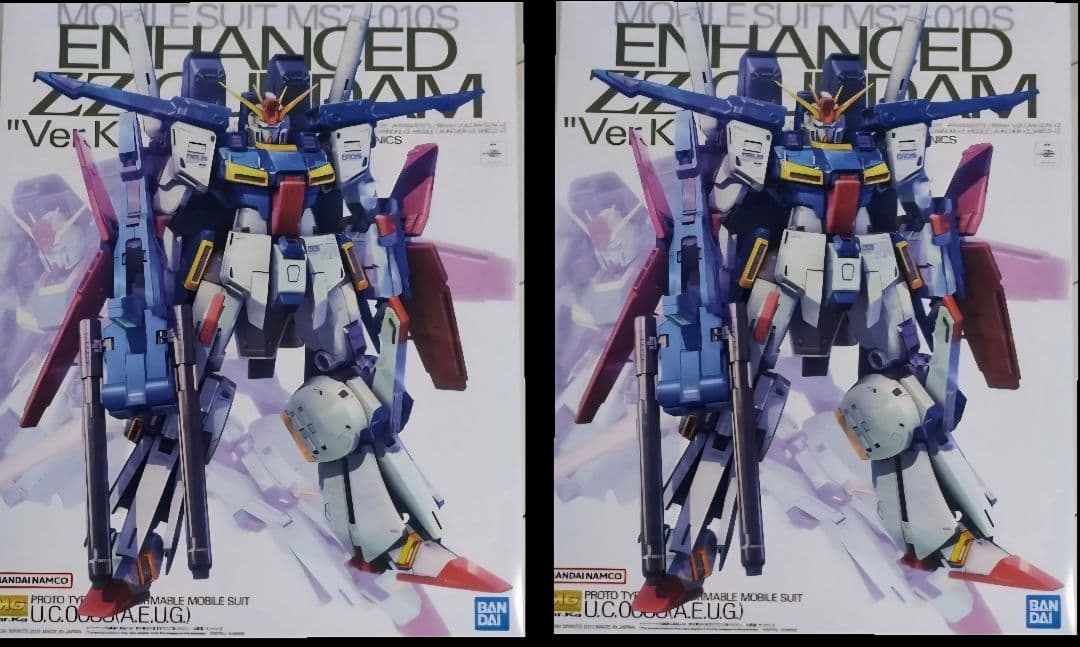 新品未組立2個セット　ＭＧ 1/100 強化型ダブルゼータガンダム Ver．Ka