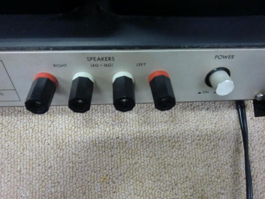 【中古現状品】ビクター ステレオパワーアンプ M-3030 トランジスタ