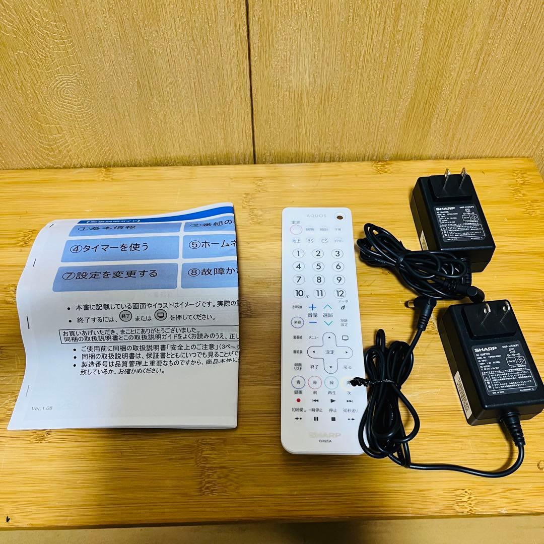 SHARP　AQUOS　2T-C12AF　ポータブルテレビ　ブラック　19年製