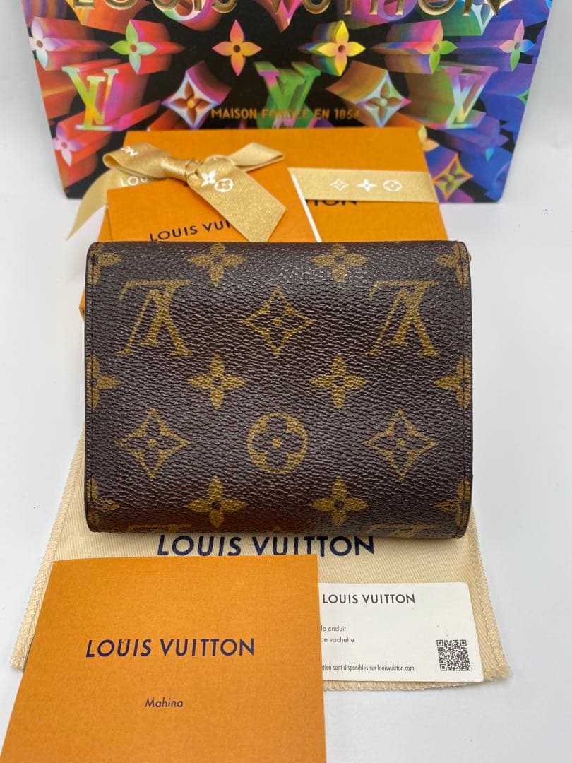ルイヴィトン モノグラム ポルトフォイユ ジョイ 三つ折り財布 コアラ系