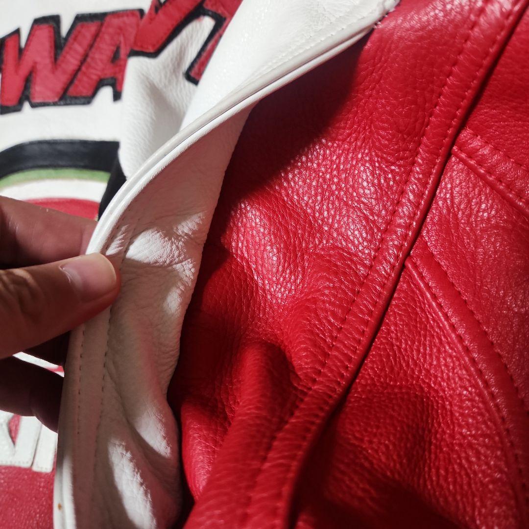 SCHWANTZ　LUCKY STRIKE　SUZUKI　レザージャケット　3L