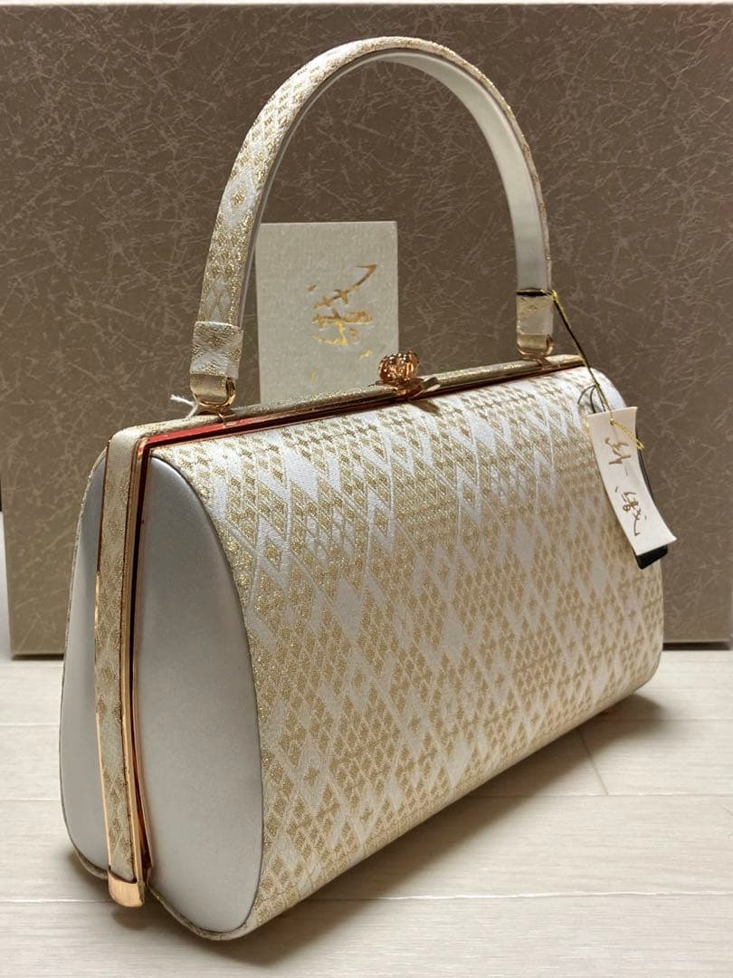 《未使用》沙織ブランド　草履バッグセット　フォーマル　バールトーン加工　Lサイズ