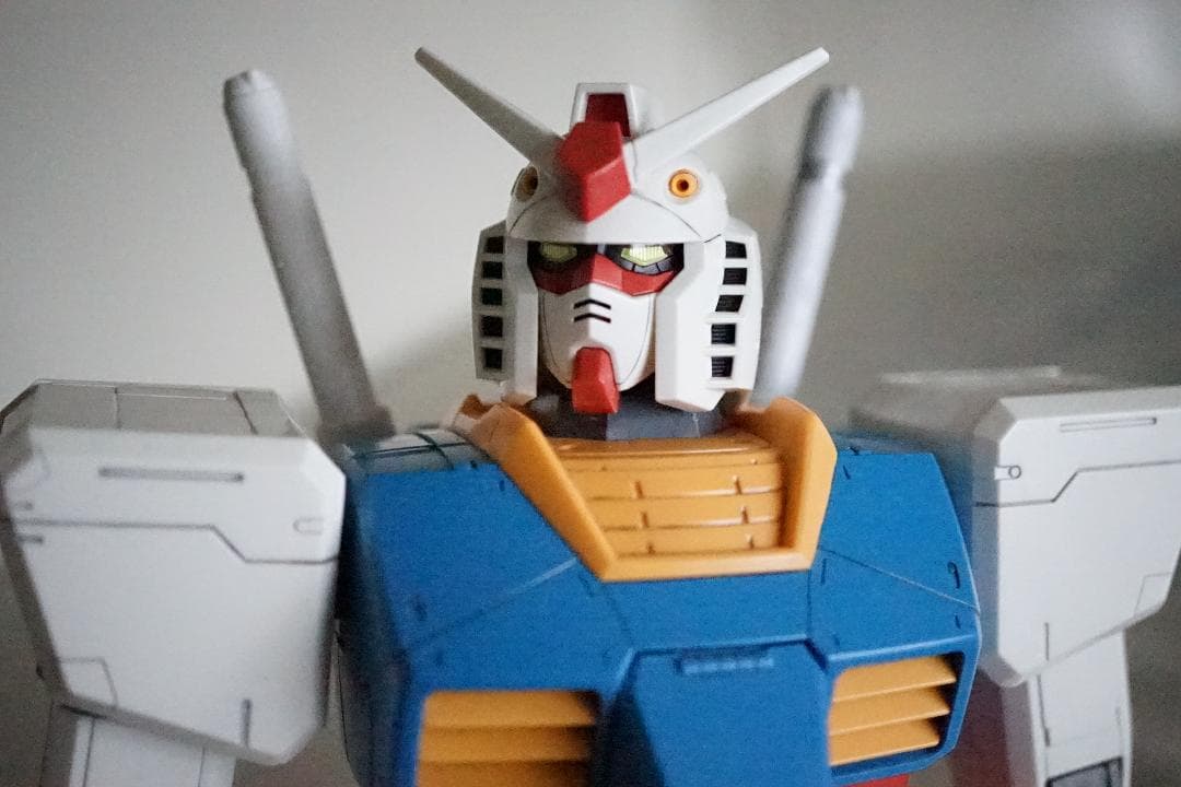 RX-78-2 ガンダム 1/48 メガサイズモデル完成品 精悍顔！