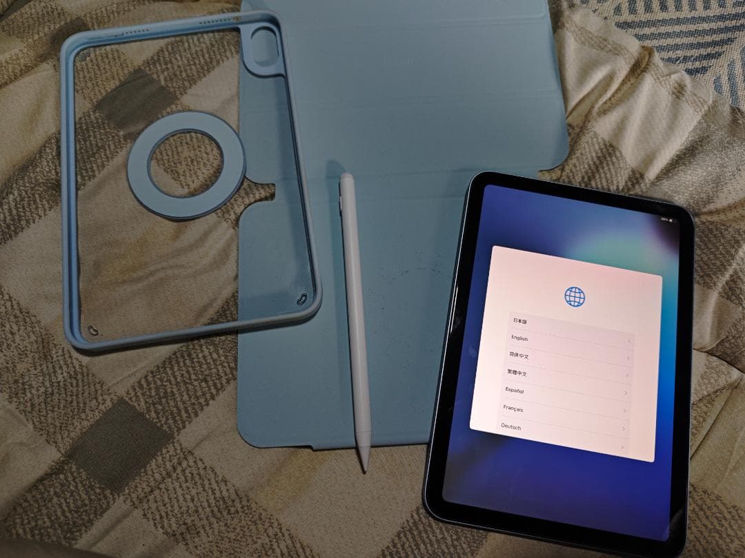 Apple iPad mini 7 ブルー 本体と付属品