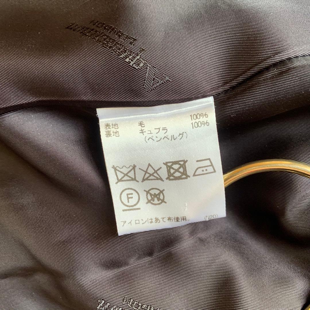 アクアスキュータム COLOMBO ウール チェスターコート ネイビー 8 M