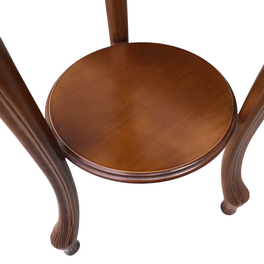 大理石 サイドテーブル コンソールテーブル 花台 猫足