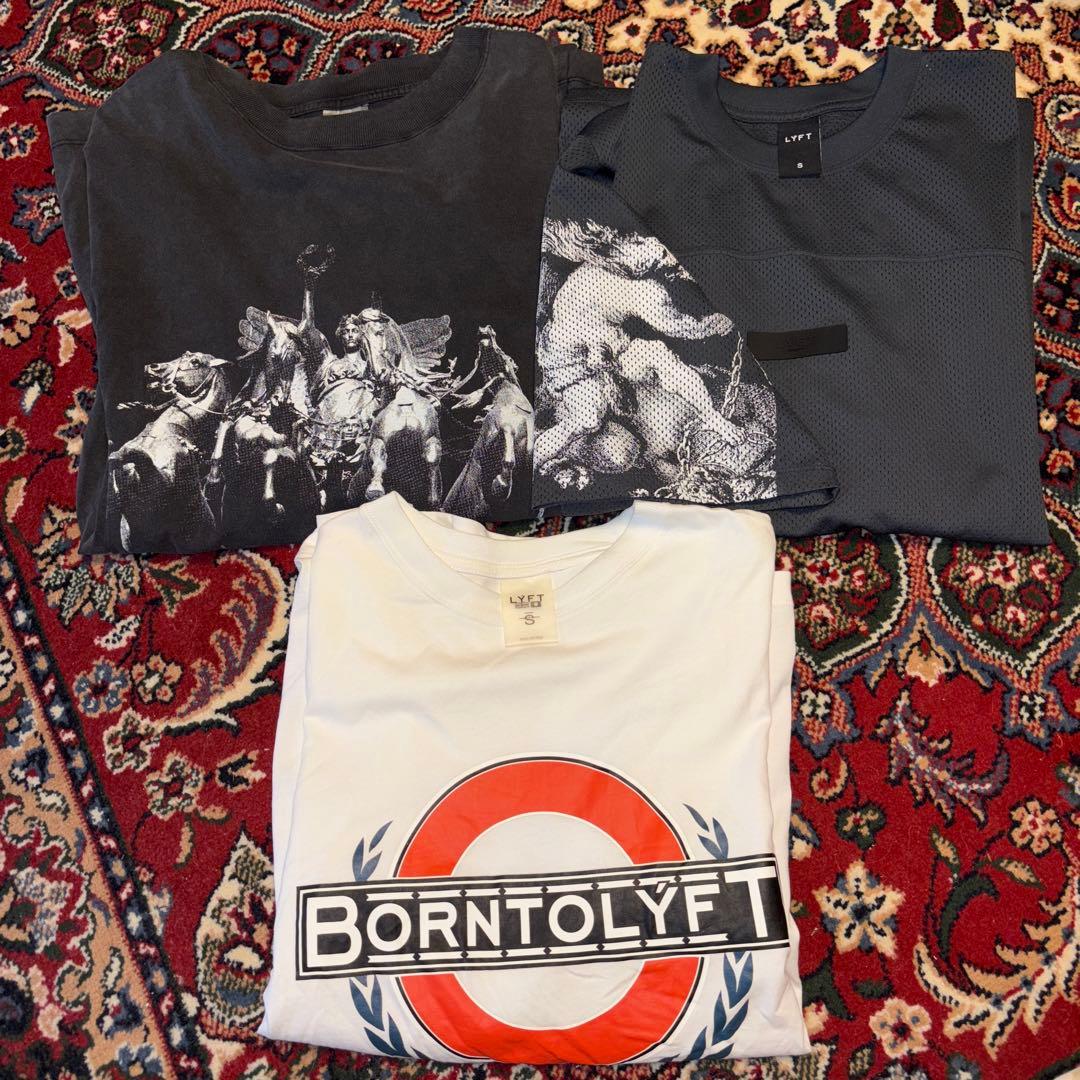 lyftリフト tシャツ 3枚セット Sサイズ