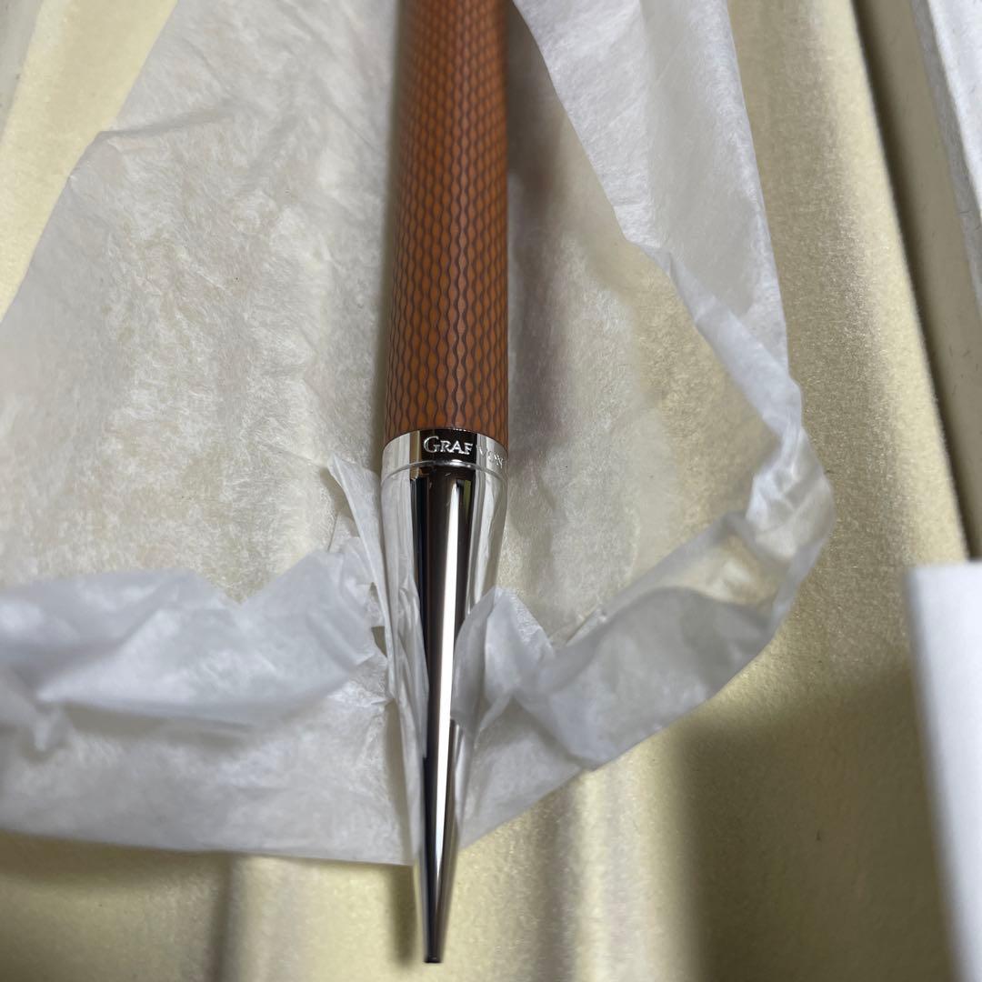 新品ファーバーカステル　ギロシェ　コニャック　シャープペンシル0.7㎜