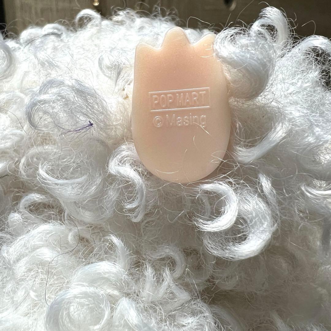 海外限定【レア】九尾 ZIMOMO ラブブ カールヘア ホワイト