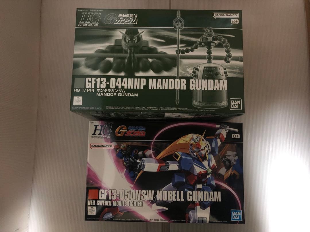 機動武闘伝Gガンダム HG 1/144ノーベルガンダム&マンダムガンダムセット