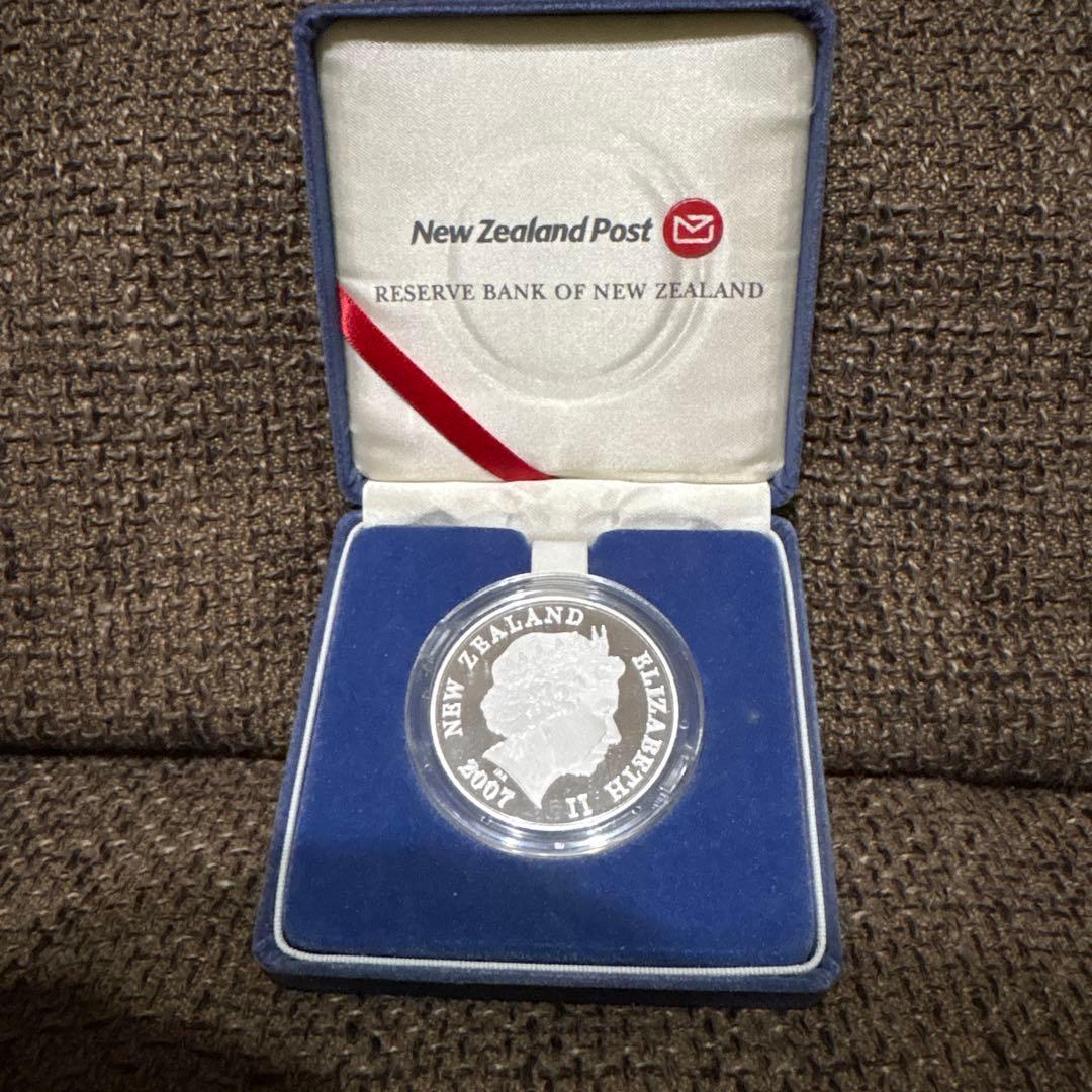 2007年ニュージーランド　1ドル　銀貨　1オンス