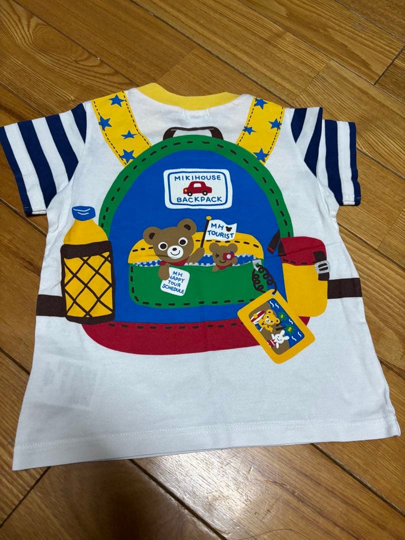 ミキハウス　だまし絵　Tシャツ　80㎝