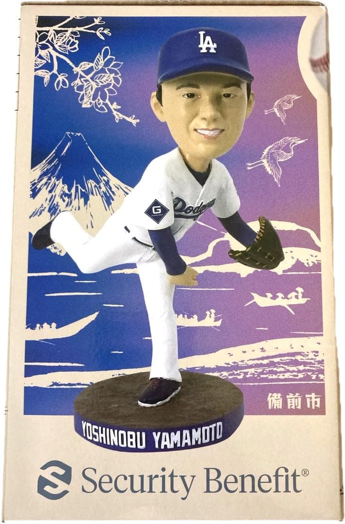 【球場限定】山本由伸 バブルヘッド 2024年6月13日 ボブルヘッド<本物>