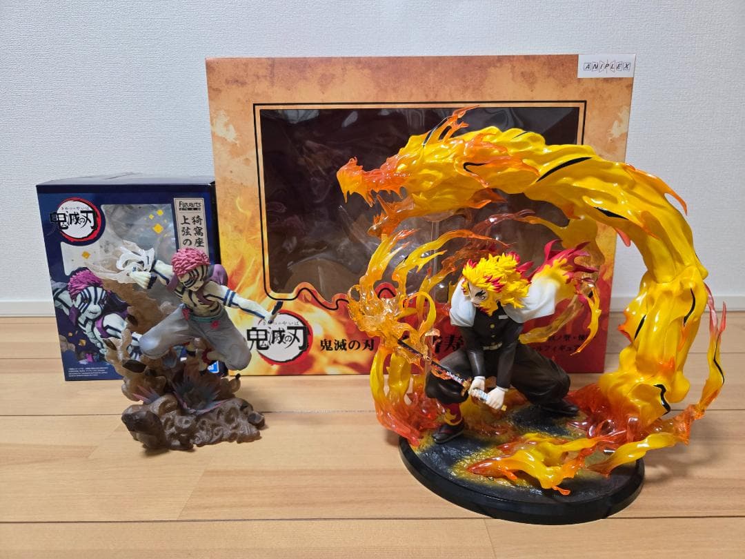 鬼滅の刃　アニプレックス　煉獄杏寿郎、フィギュアーツZERO　猗窩座
