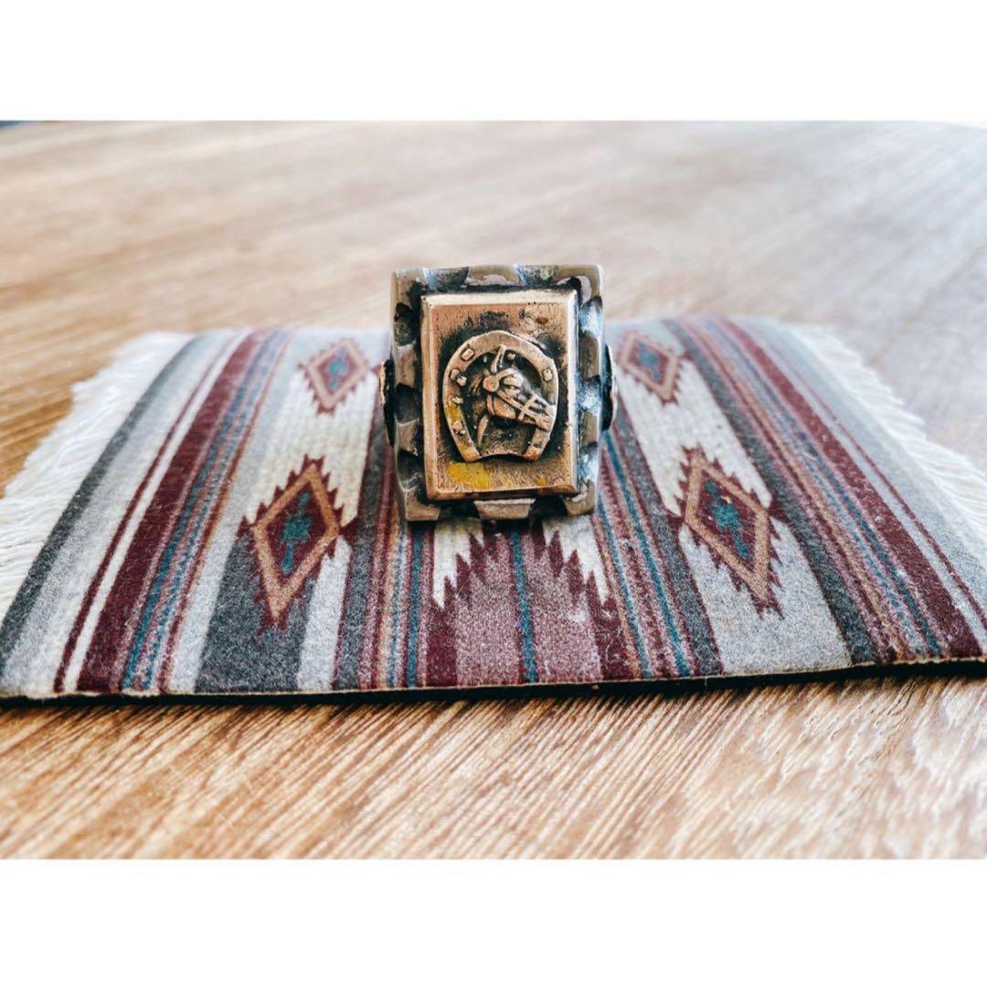 メキシカンリング vintage 50s 60s ヴィンテージ　バイカーリング