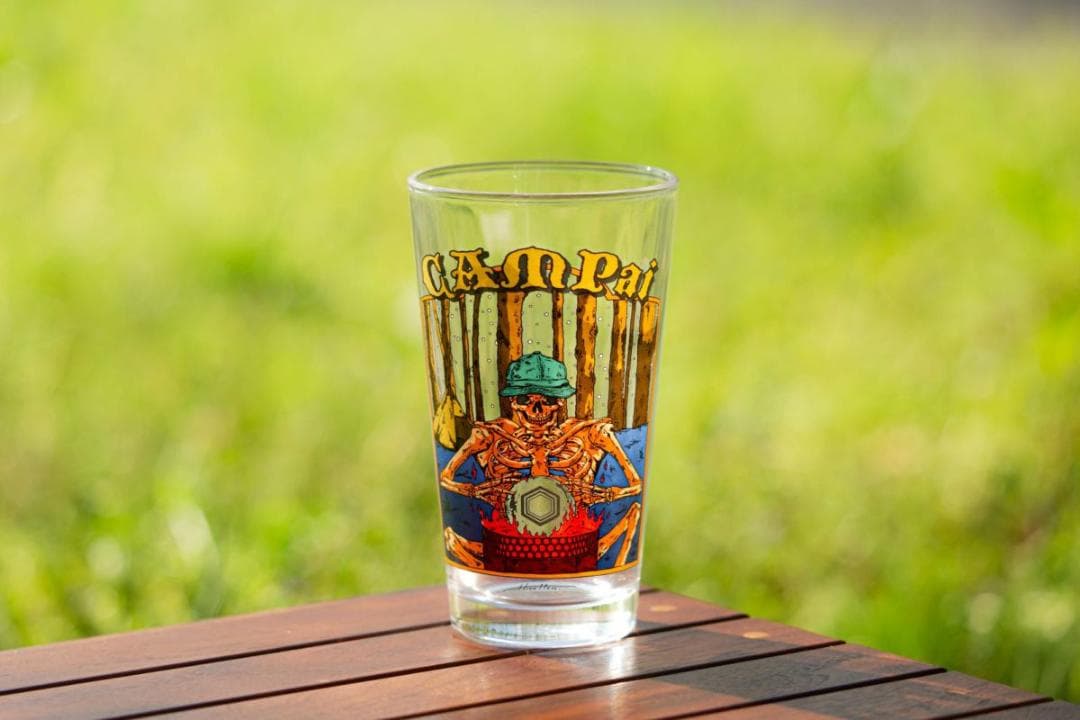 【新品未使用】ヒルズフィールド　グラスケース＆パイントグラス2個セット