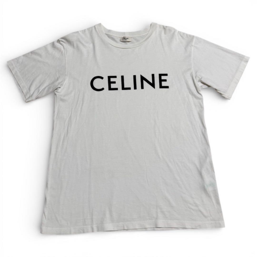 【美品】CELINE ホワイト Tシャツ