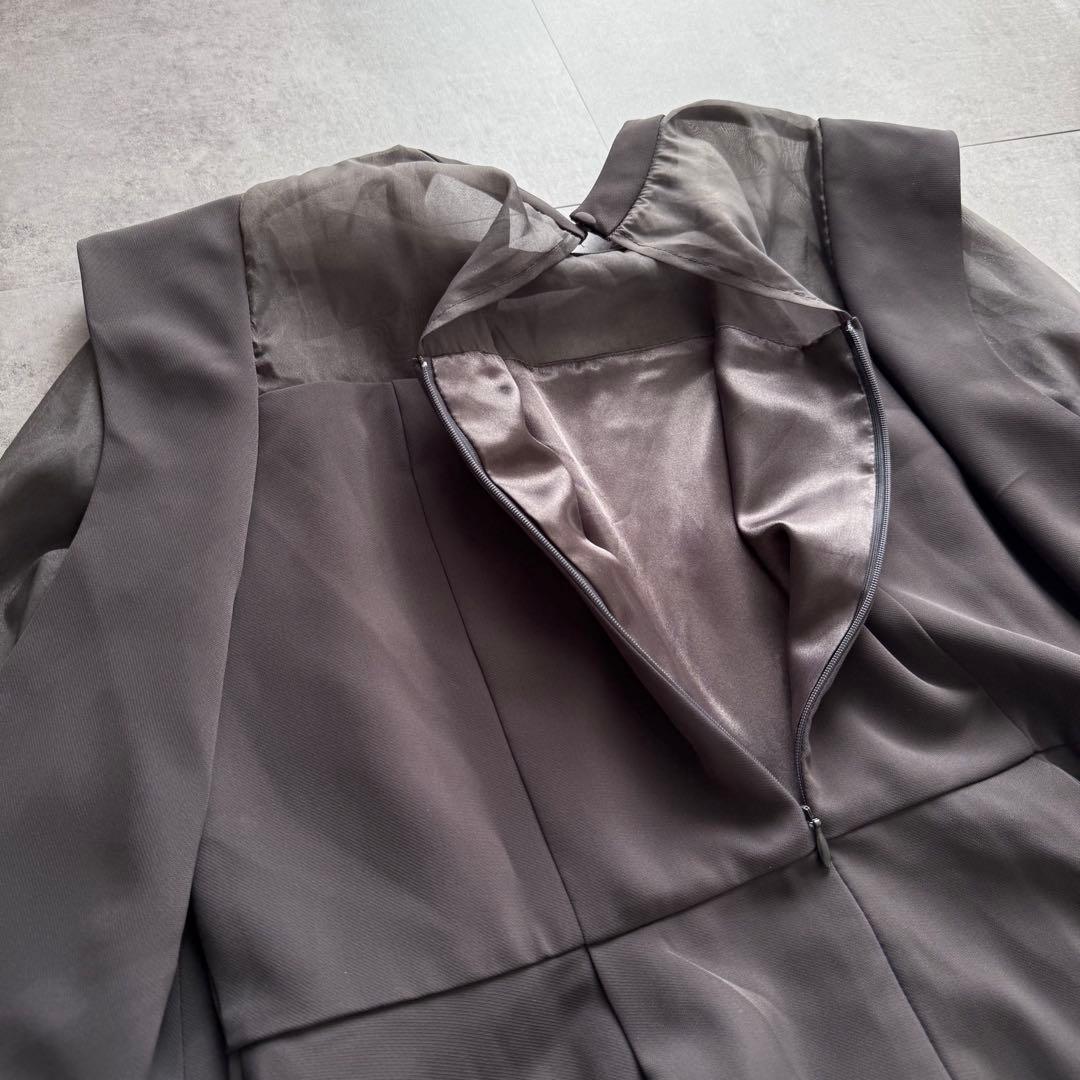 ルイルエ セットアップ スリットスリーブペプラムトップス＆ テーパードパンツ L