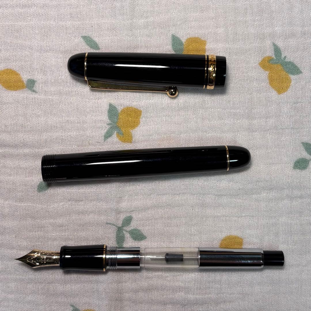 カスタム74 F パイロット 万年筆 コンバーター付き 中古品 匿名配送